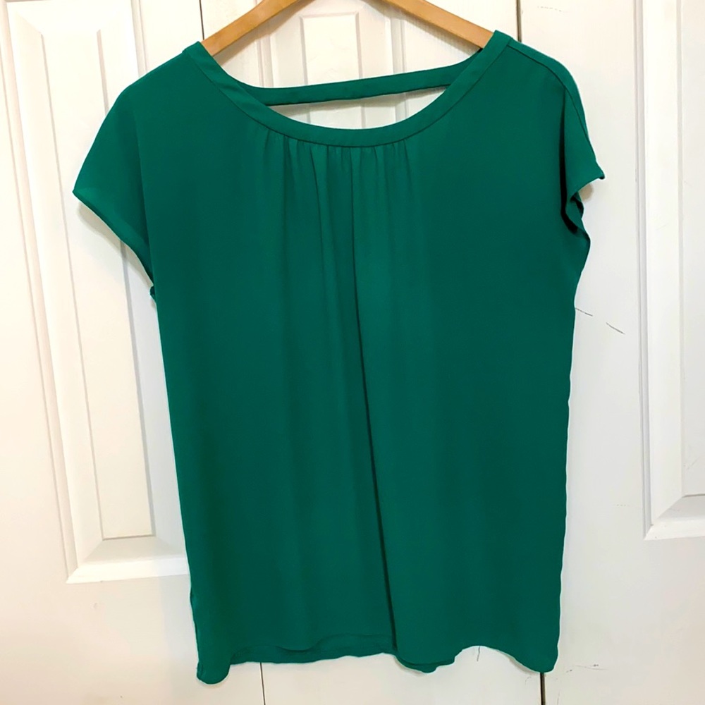 LOFT mixed media shirt